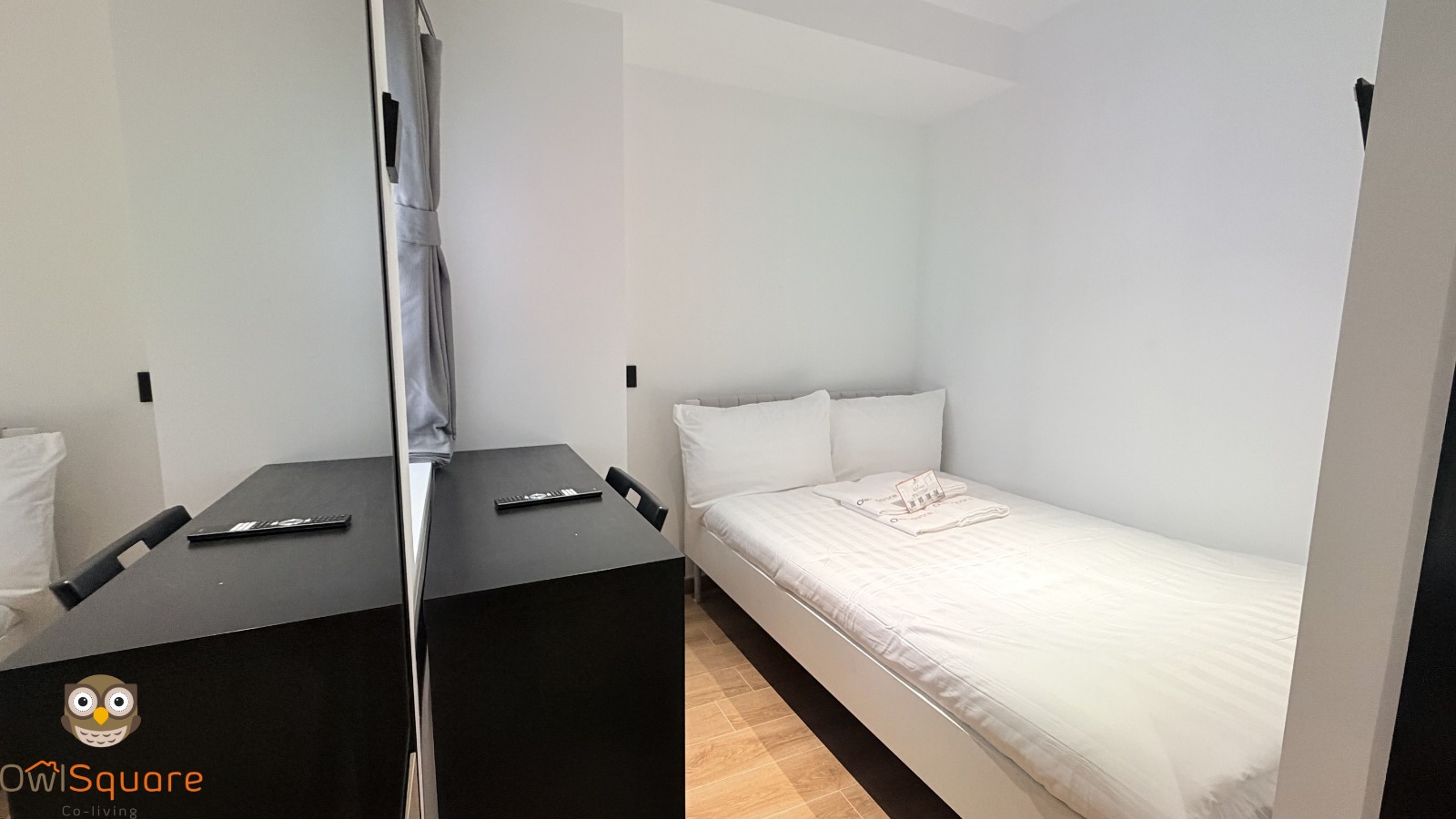 BHU compliant subdivided unit — work area interior